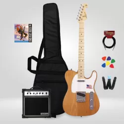 SX STL ALDER NA Telecaster Elektro Gitar Seti - SET1