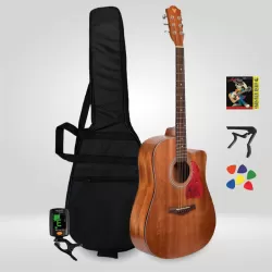 Valler AG240 NS Akustik Gitar Seti - Set1