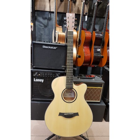 VALLER AGX300 ELEKTRO AKUSTİK GİTAR kılıf+ pena+ kapo