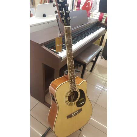 CORT AD880CENAT ELEKTRO AKUSTİK GİTAR KILIF+PENA+CAPO