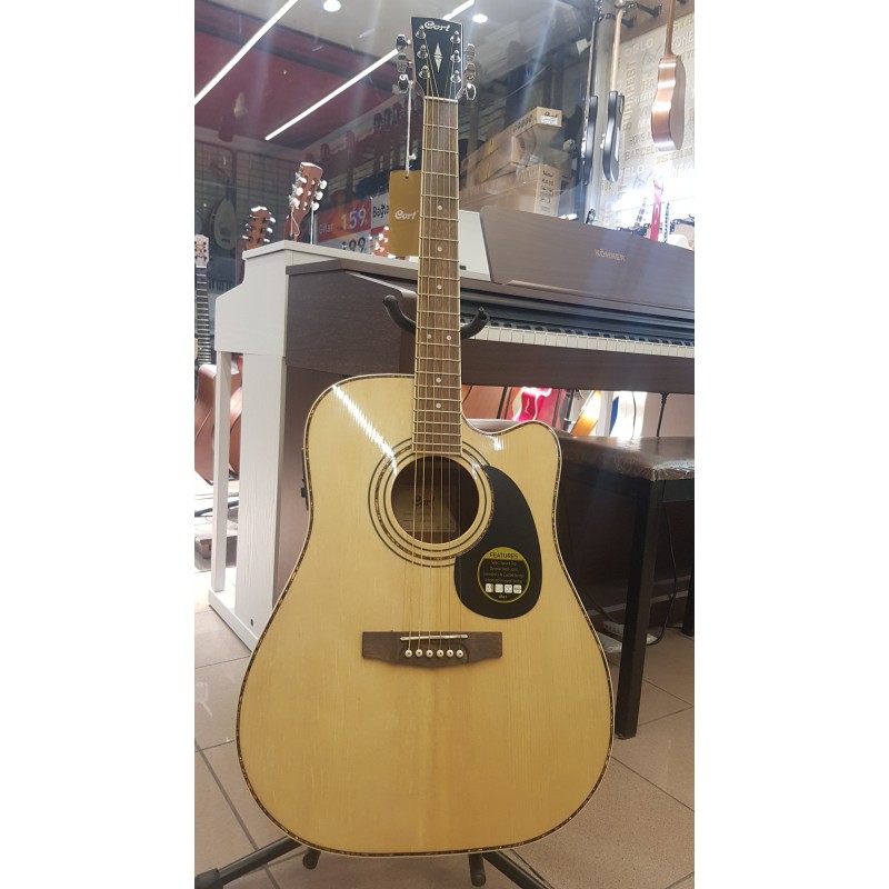 CORT AD880CENAT ELEKTRO AKUSTİK GİTAR KILIF+PENA+CAPO