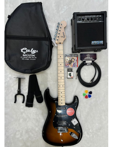 Fender Squier Sonic Hss Elektro Gitar Set-1