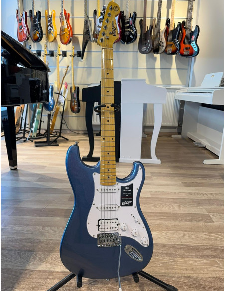 New Orleans NHS9720BLU HSS Elektro Gitar
