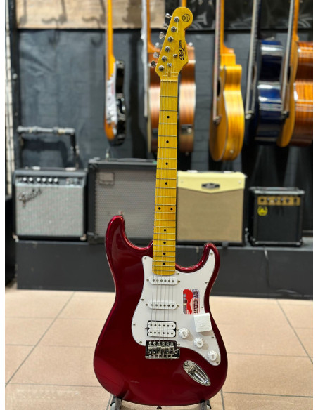 New Orleans NHS9720 Stratocaster HSS Elektro Gitar Seti Metallic Red (Kırmızı) - SET1