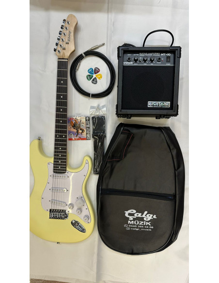 Manuel Rodrigo SSS Elektro Gitar Seti Ful