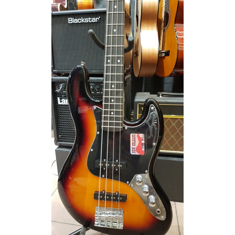 NEW ORLEANS JAZZ BAS GİTAR (KILIF+PENA+ASKI+JAK KABLO)