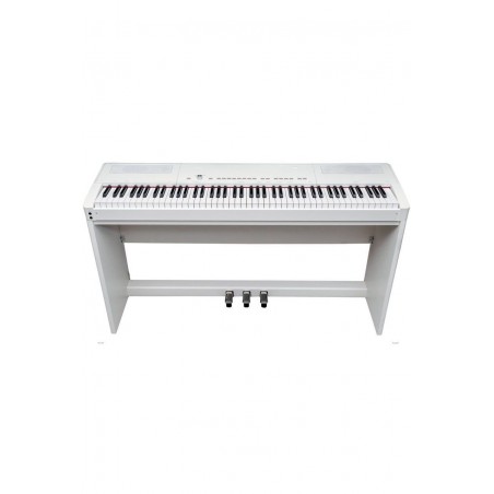 Valler S8 Portable Stage Beyaz Gülağacı 88 Tuşlu Dijital Piyano ( Stand + Tabure + Kulaklık)