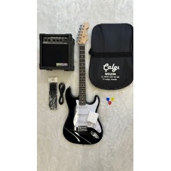 SQUIER MM Strat Elektro Gitar Seti Full Set - Siyah