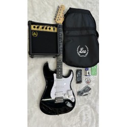 LEA Elektro Gitar Seti HSS Siyah