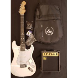 LEA Elektro Gitar Seti - Beyaz