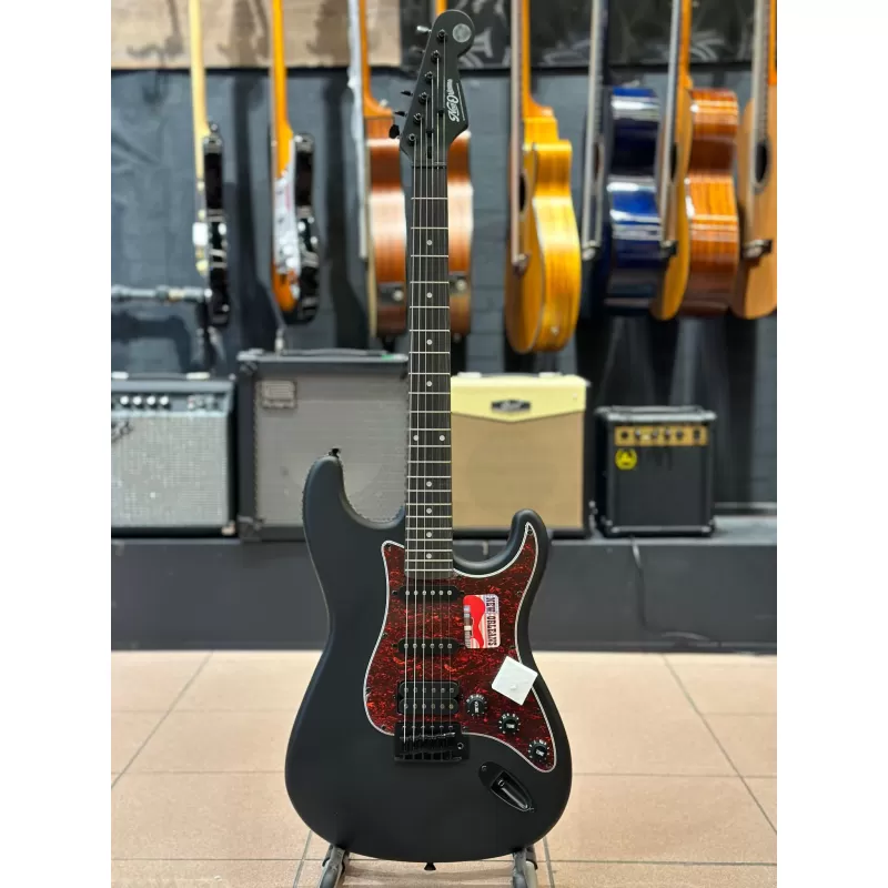 New Orleans HSS Elektro Gitar Mat Siyah